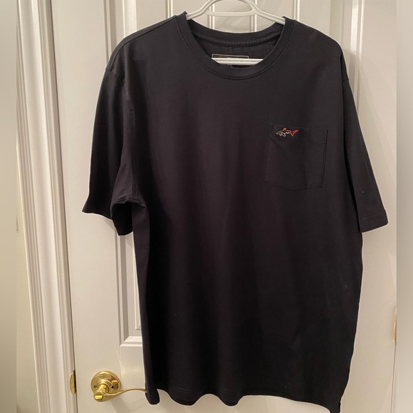MEN’S SIZE XL GREG NORMAN T SHIRT IN BLACK - Slight mark on side - Picture 5 of 7